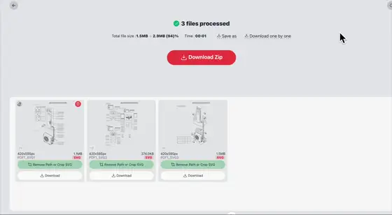 從PDF提取SVG-對提取的SVG進行編輯和裁剪的操作示範